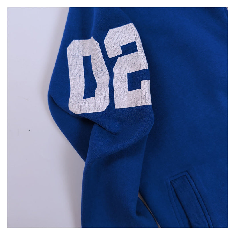 Superdry Men's Track & Field Royal Blue Track Top XL Graphic Zip Front