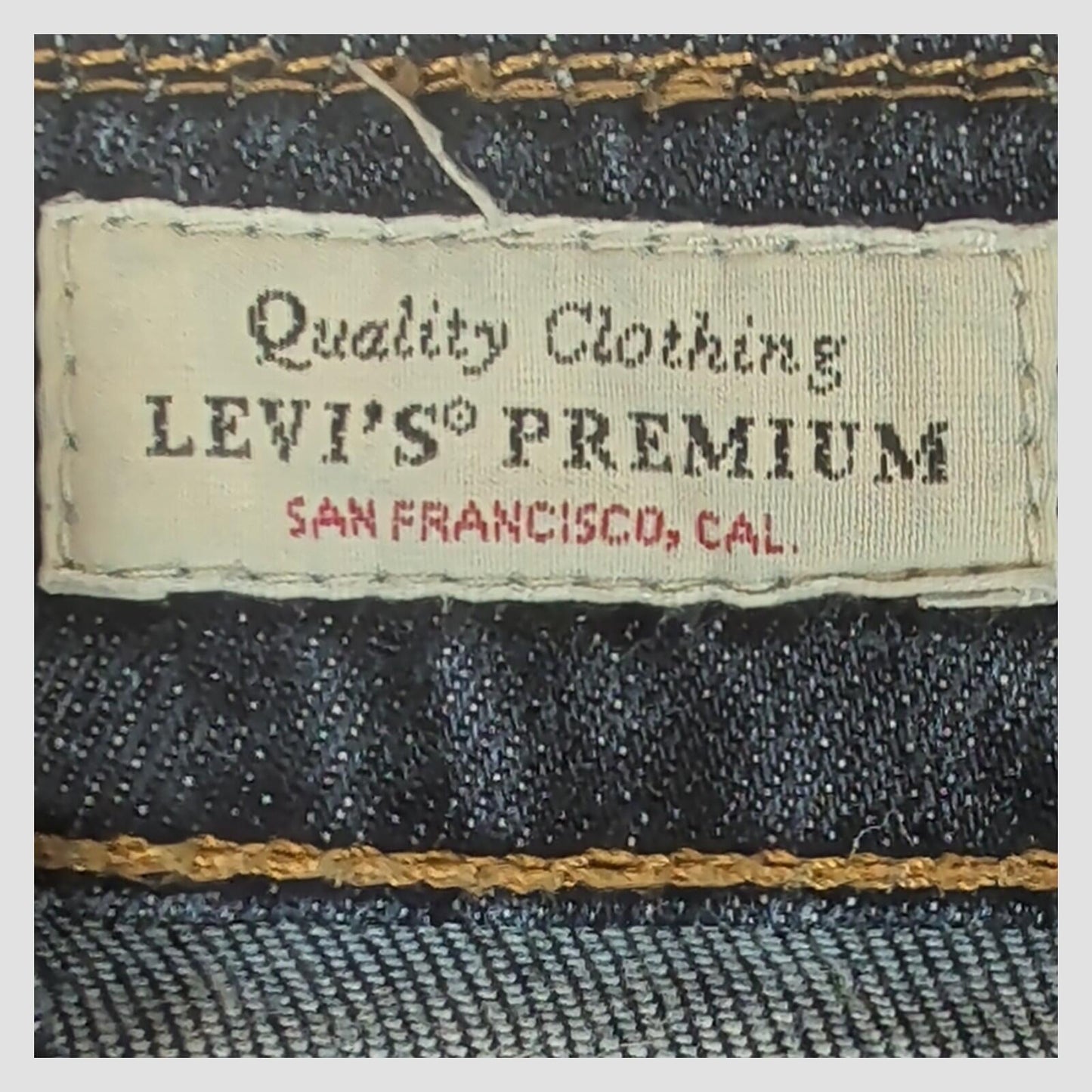 Levi's 502 Performance Mens Jeans W34 L34 Blue Regular Taper Denim