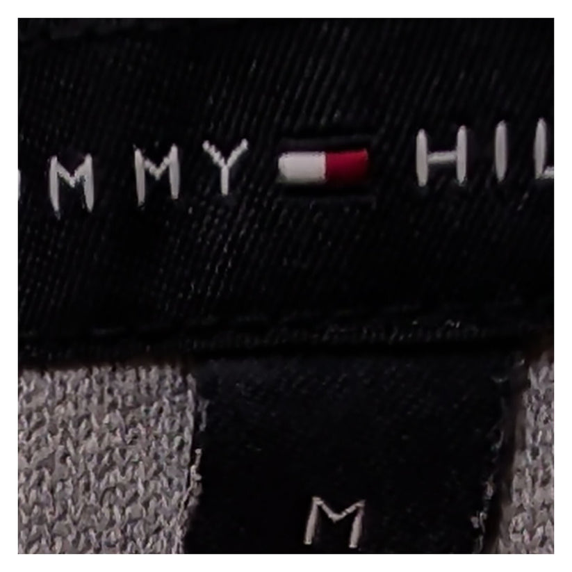 Tommy Hilfiger Mens Navy Grey Colour Block Stripe Crew Neck Sweatshirt Size M