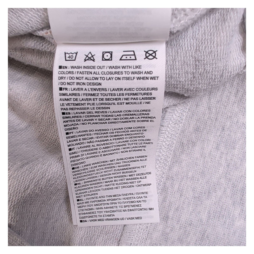 Nike Track & Field Grey Full Zip Hoodie Size S Cotton Sports Sweatshirt