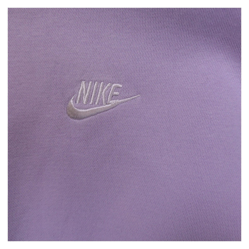 Nike Lilac Crew Neck Sweatshirt Size S Embroidered Swoosh Logo Cotton Pullover