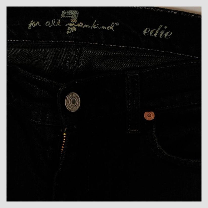 7 for all mankind edie womens dark wash denim jeans size 29 made in italy by 7 For All Mankind – JEANS | RewearableUK