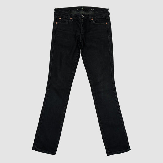 7 for all mankind edie womens dark wash denim jeans size 29 made in italy by 7 For All Mankind – JEANS | RewearableUK