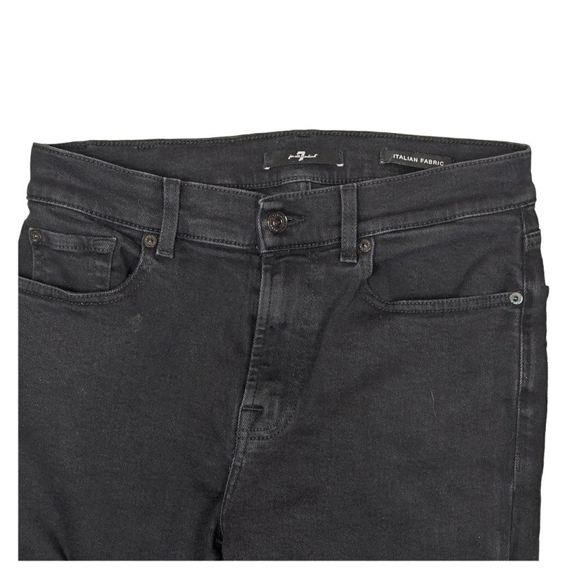 7 For All Mankind Relaxed Skinny Womens Jeans Black Slim Illusion Size 28 by 7 For All Mankind – | RewearableUK