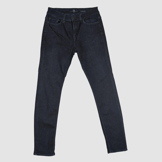 7 For All Mankind Ronnie Jeans Black Skinny Denim W30 Womens Slim Fit by 7 For All Mankind – JEANS | RewearableUK