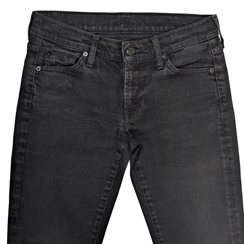 7 for all mankind roxanne womens jeans size 27 black skinny stretch by 7 For All Mankind – JEANS | RewearableUK