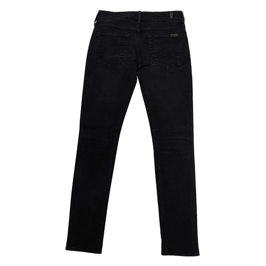 7 for all mankind roxanne womens jeans size 27 black skinny stretch by 7 For All Mankind – JEANS | RewearableUK