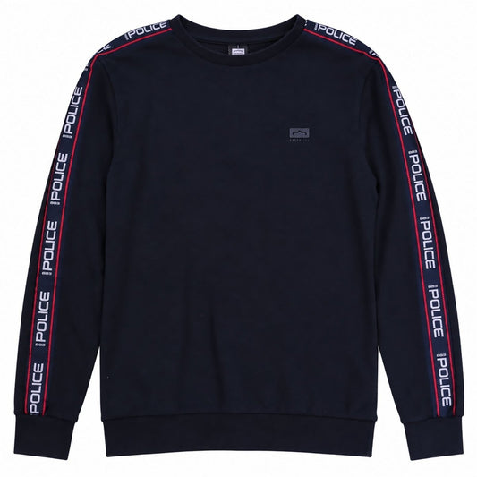 883 Police Men's Navy Logo Tape Sweatshirt M - product photo 1