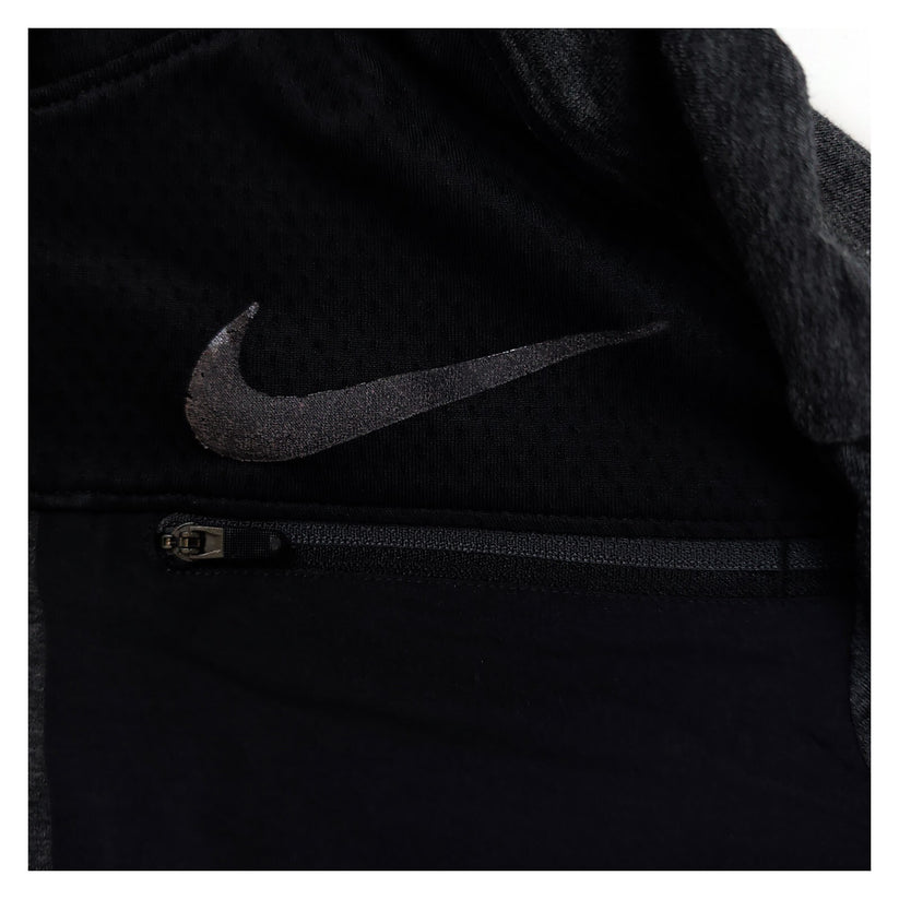 Nike KD35 Dri-FIT Hoodie Size M Grey Black Quarter Zip Basketball Training Top