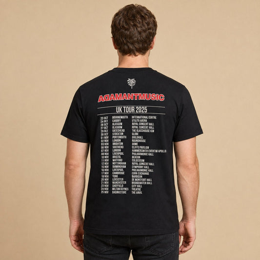 Adam Ant UK Tour 2025 T-Shirt L Black Gildan – product photo 2 | RewearableUK