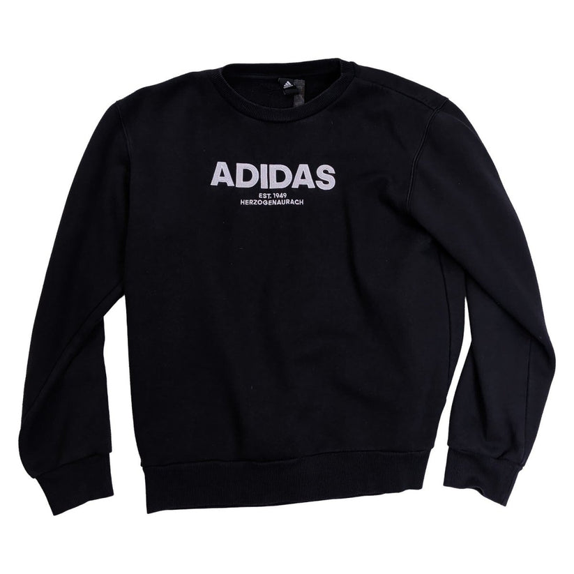 adidas Mens Black Sweatshirt Size S Embroidered Logo Crew Neck Pullover – product photo 7 | RewearableUK