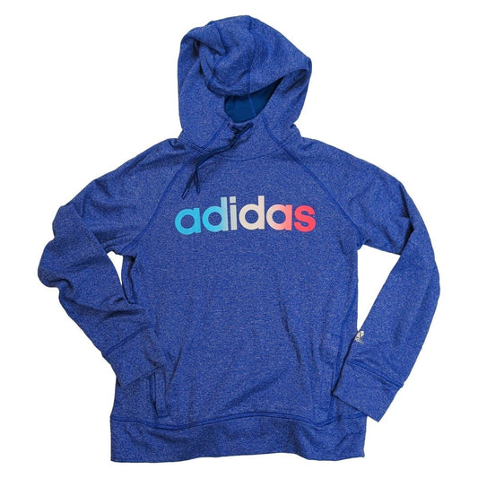 adidas Men's Hoodie Medium Blue Climawarm 100% Polyester Graphic Print – product photo 9 | RewearableUK