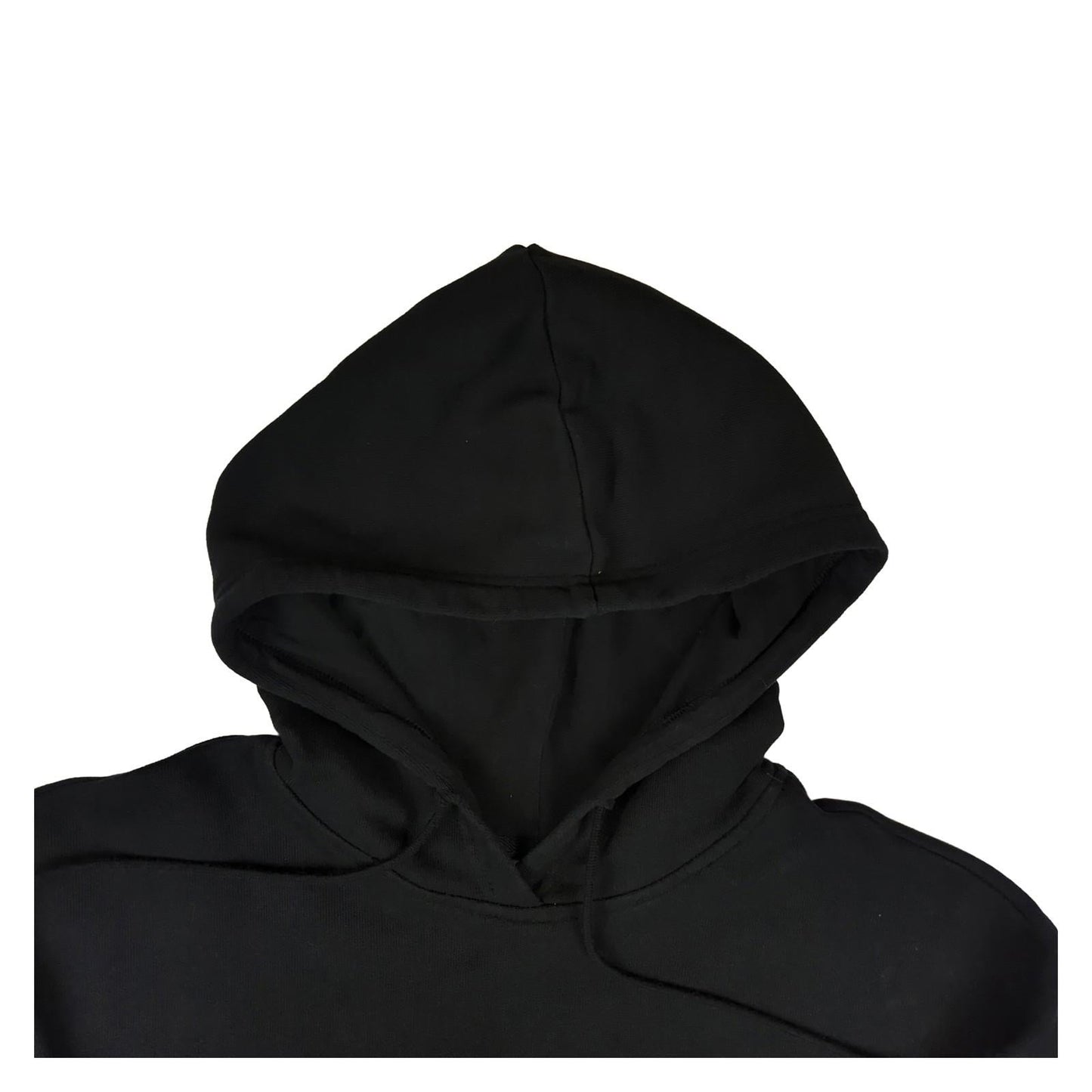 adidas Adidas Men's XL Black Cotton Hoodie Long Sleeve Jumper Used Smart Casual Sweater & Hoodie RewearableUK