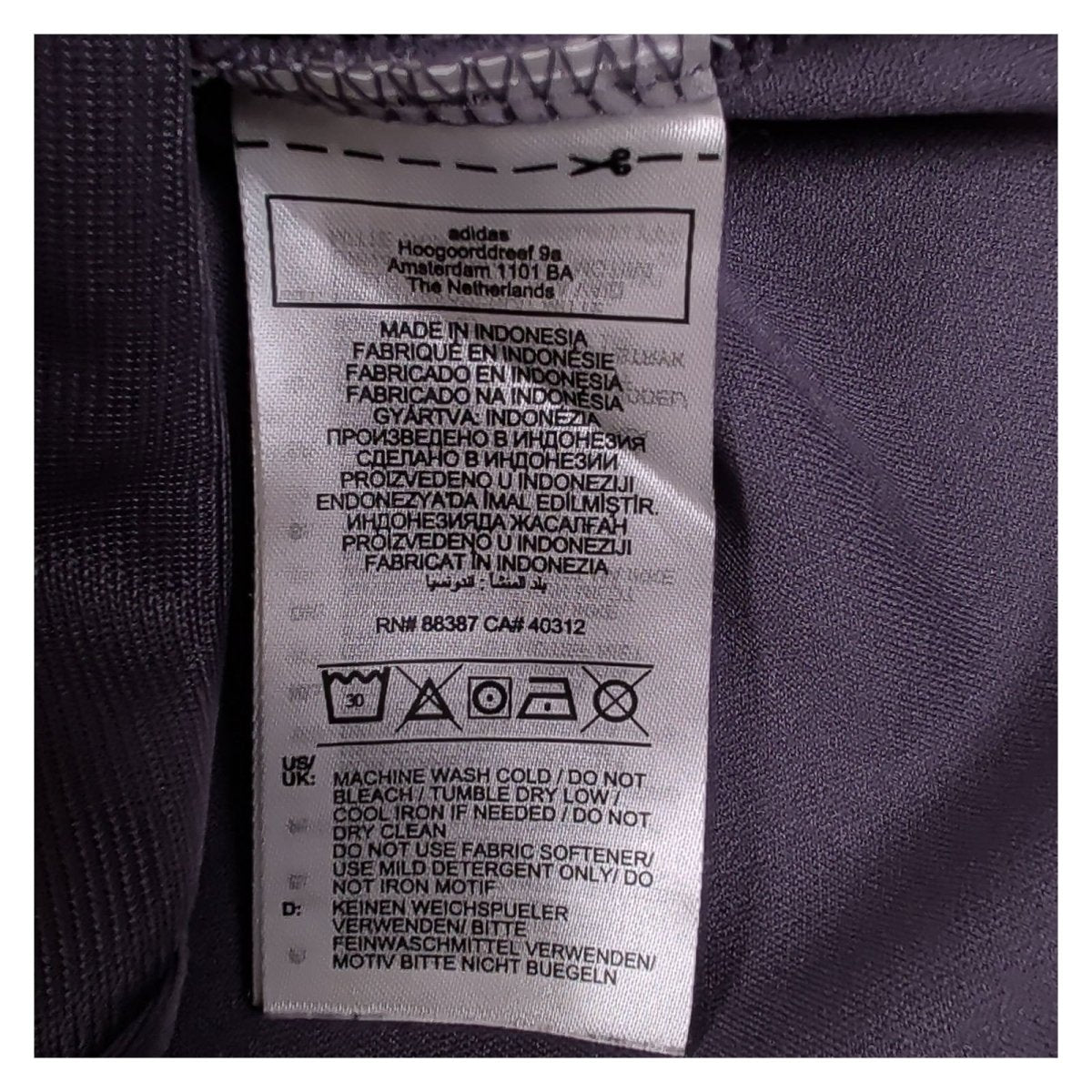 Adidas Women's Jacket Size XS Purple Striped Design Polyester – product photo 9 | RewearableUK