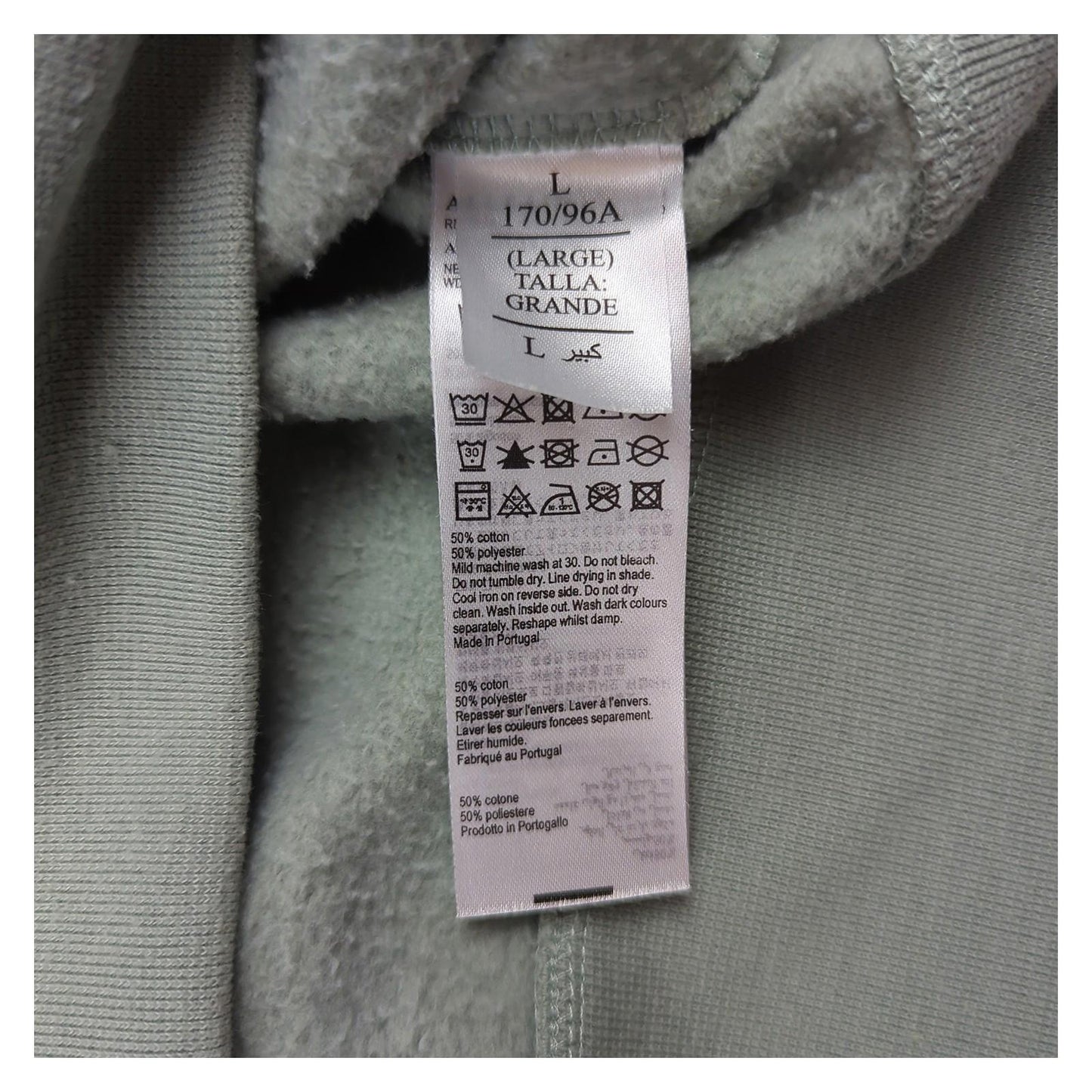 AllSaints All Saints Jumper Womens Large Green Cotton Long Sleeve Casual Sweater Used Sweater & Hoodie RewearableUK