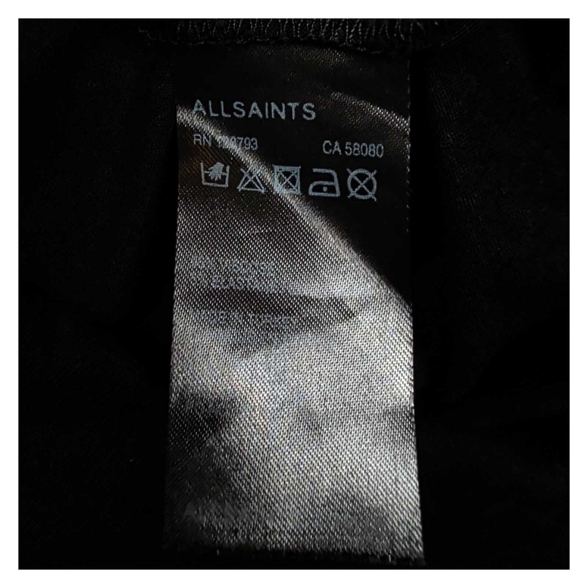 AllSaints Women's Black Oversized Sleeveless Tunic Top M UK 10-12 High Low Hem – product photo 3 | RewearableUK