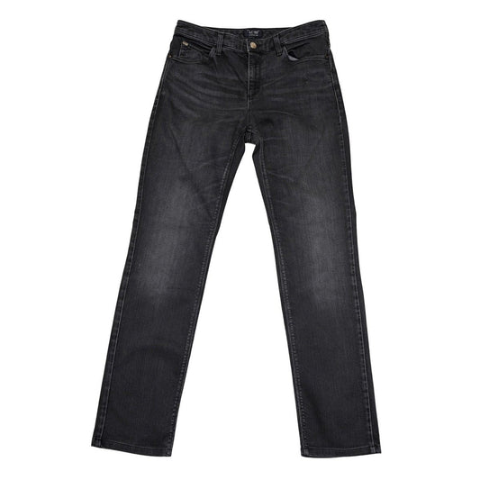Armani Jeans Women's Magnolia Straight Leg W27 Black Studded Eagle Logo Stretch by Armani Jeans – | RewearableUK