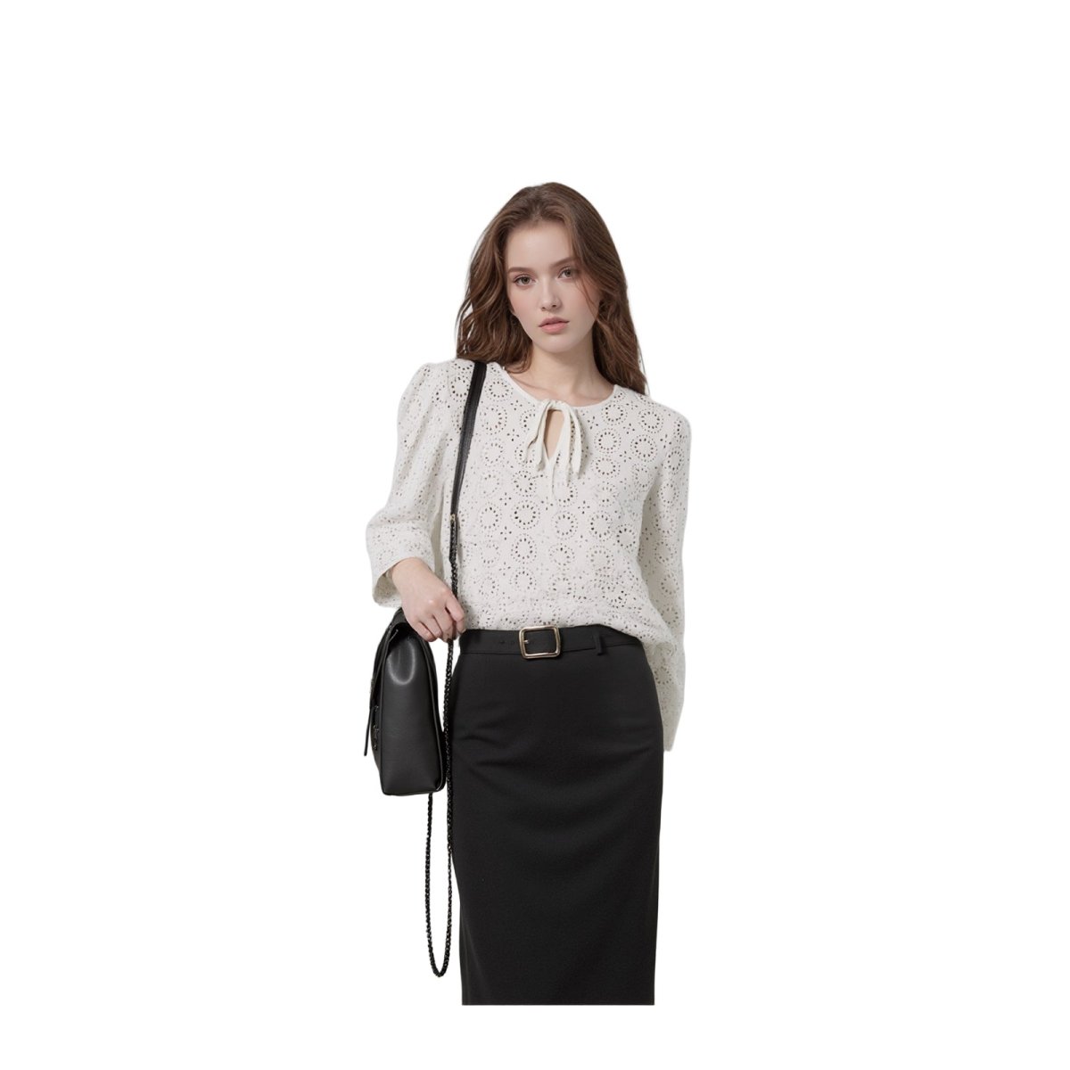 Barbour Cherbury Broderie Anglaise Blouse White | Women's UK 10 by Barbour – blouse | RewearableUK
