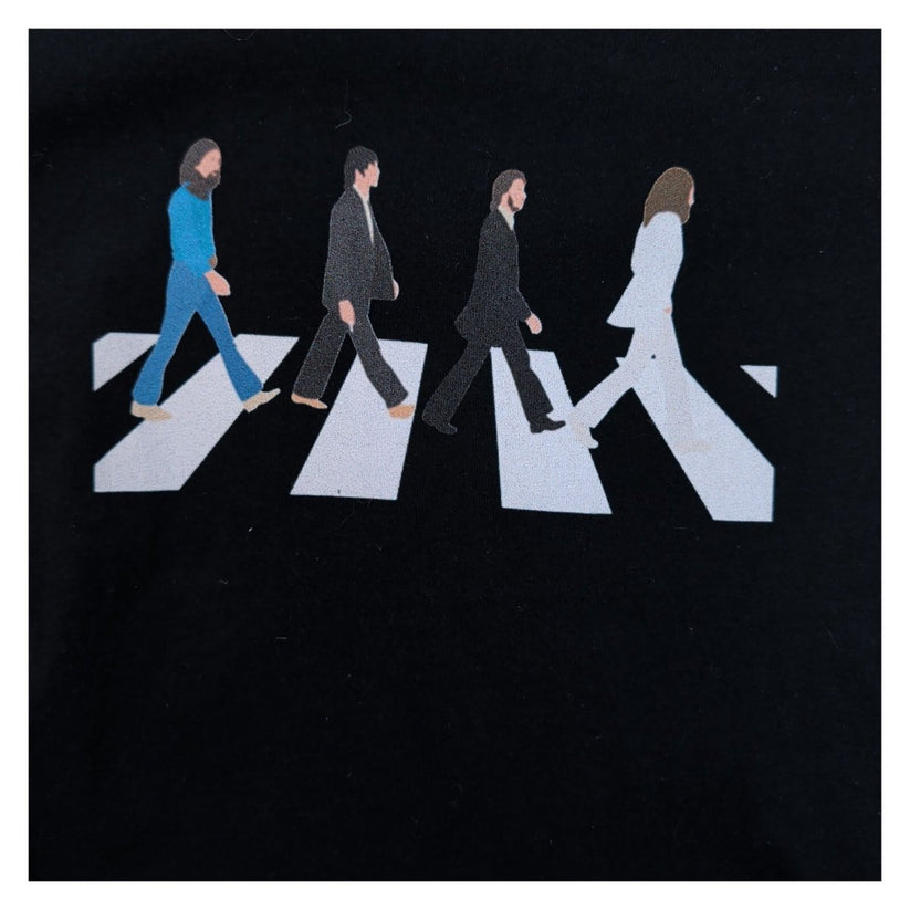 Beatles Abbey Road Inspired Crossing Black Graphic T-Shirt Gildan Medium – product photo 8 | RewearableUK