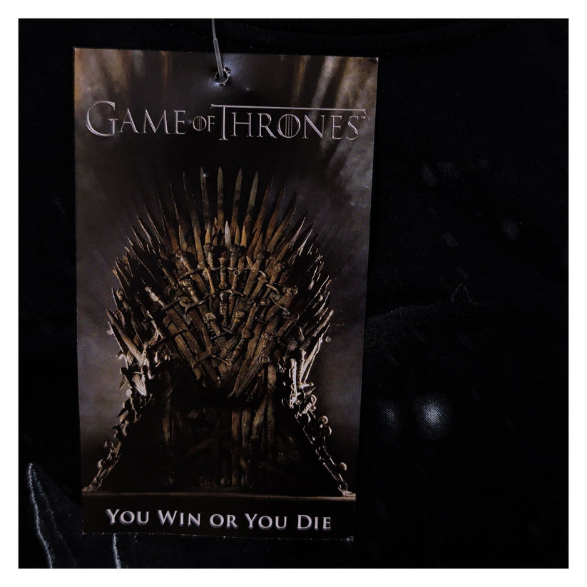 Game of Thrones Night King Black Graphic T-Shirt XL Unisex HBO Official