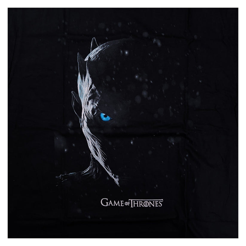 Game of Thrones Night King Black Graphic T-Shirt XL Unisex HBO Official