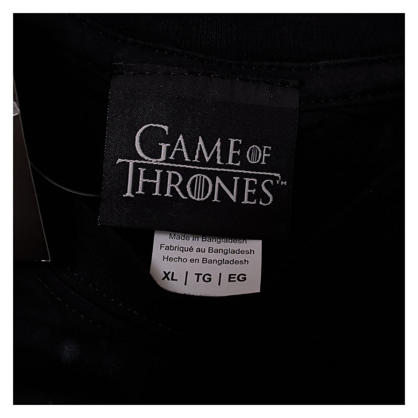 Game of Thrones Night King Black Graphic T-Shirt XL Unisex HBO Official