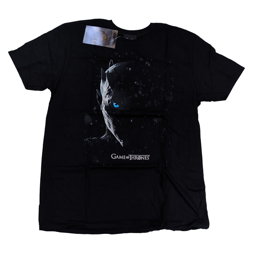 Game of Thrones Night King Black Graphic T-Shirt XL Unisex HBO Official