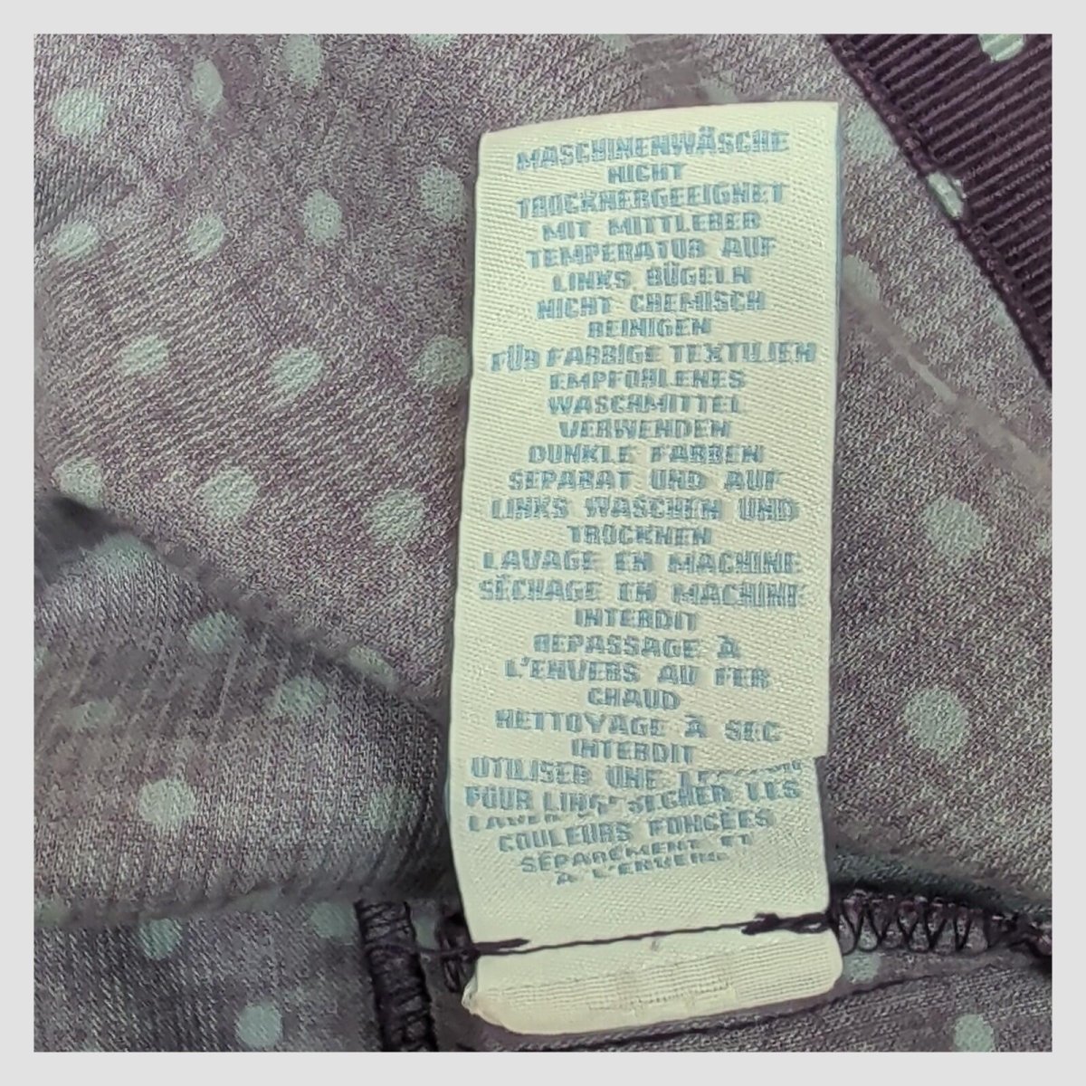 Boden Purple Polka Dot Corduroy Tunic Dress 3/4 Sleeve Pockets Womens UK 14 by Boden – | RewearableUK