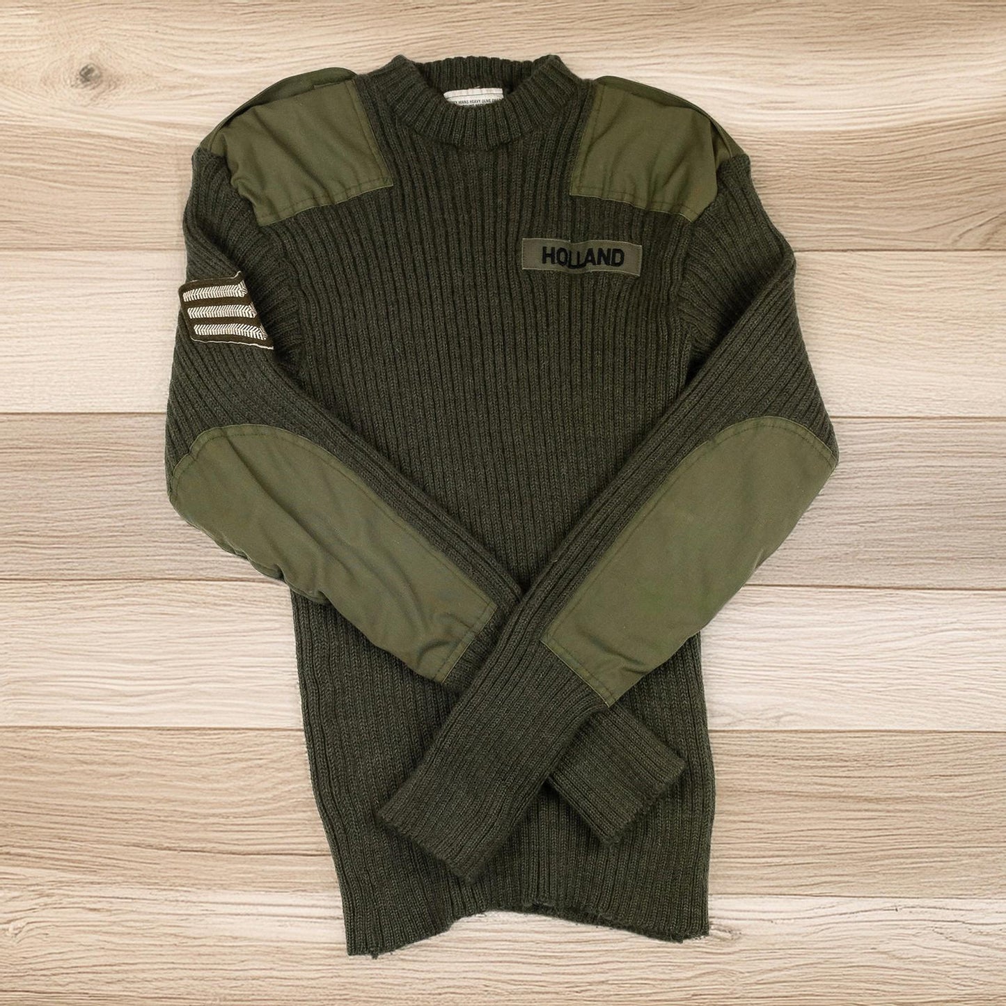 British Army Commando Sweater Woolly Pully Olive Green Medium 100cm Grade 1 by OTHER – | RewearableUK