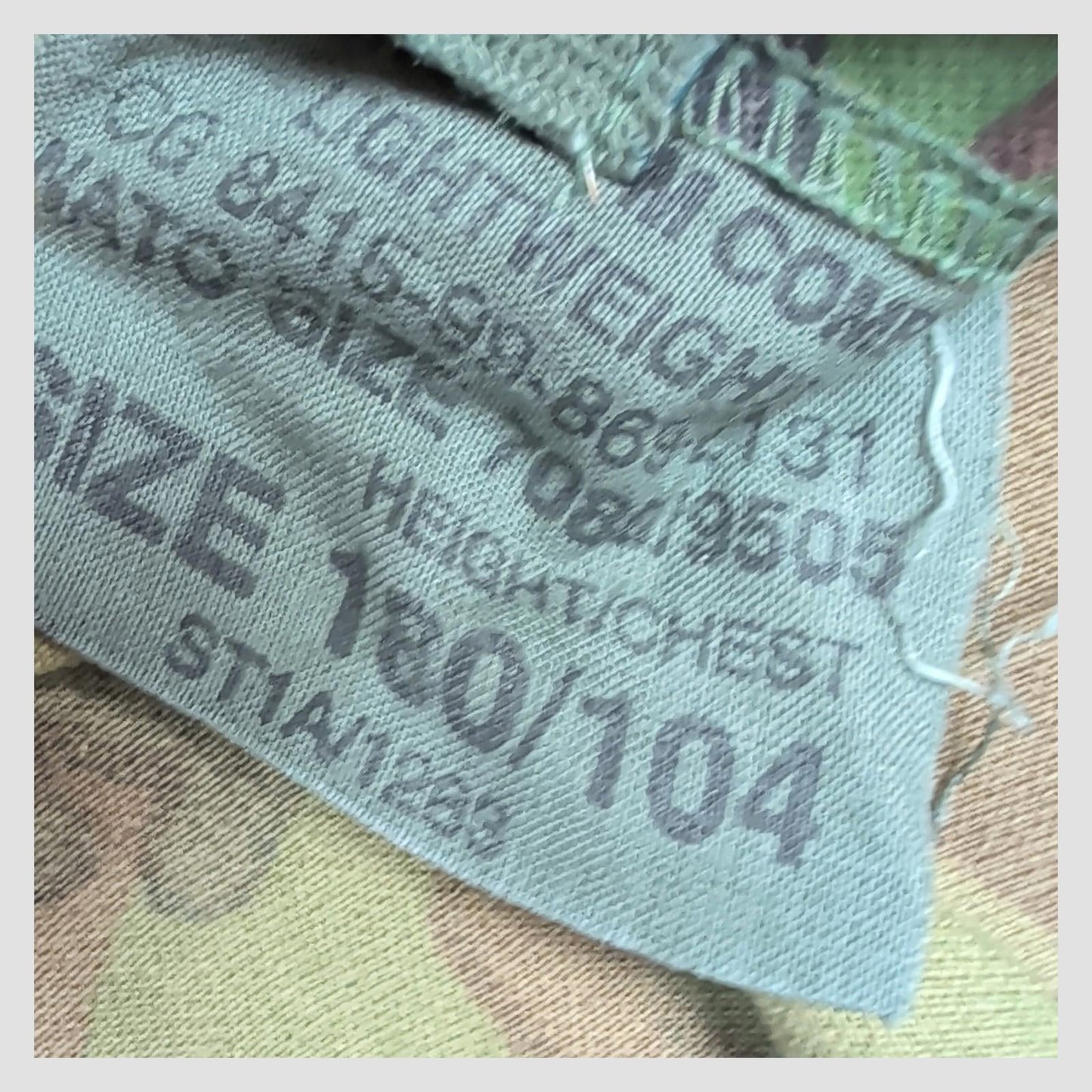 British Army DPM Camo Smock Jacket Military Shirt L 180/104 by RewearableUK â | RewearableUK