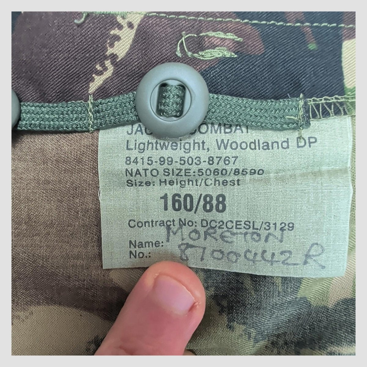 British Army DPM Camo Smock Jacket Military Shirt M 160/88 by RewearableUK – | RewearableUK