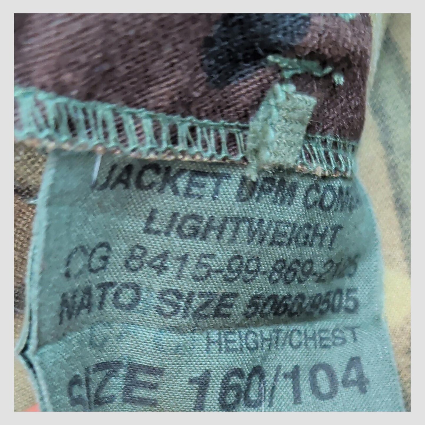 British Army DPM Combat Jacket 180/104 Large Woodland Camo Military by RewearableUK – | RewearableUK