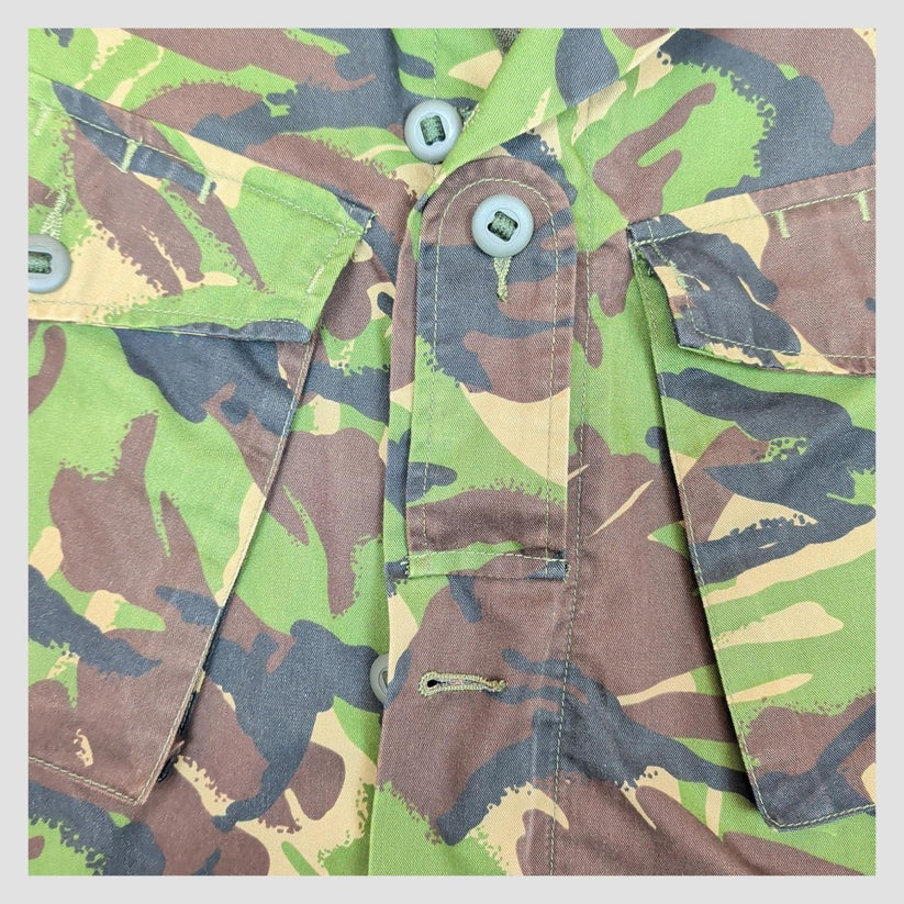 British Army DPM Combat Jacket Small Short 160/96 Woodland Camo Shirt by RewearableUK – | RewearableUK