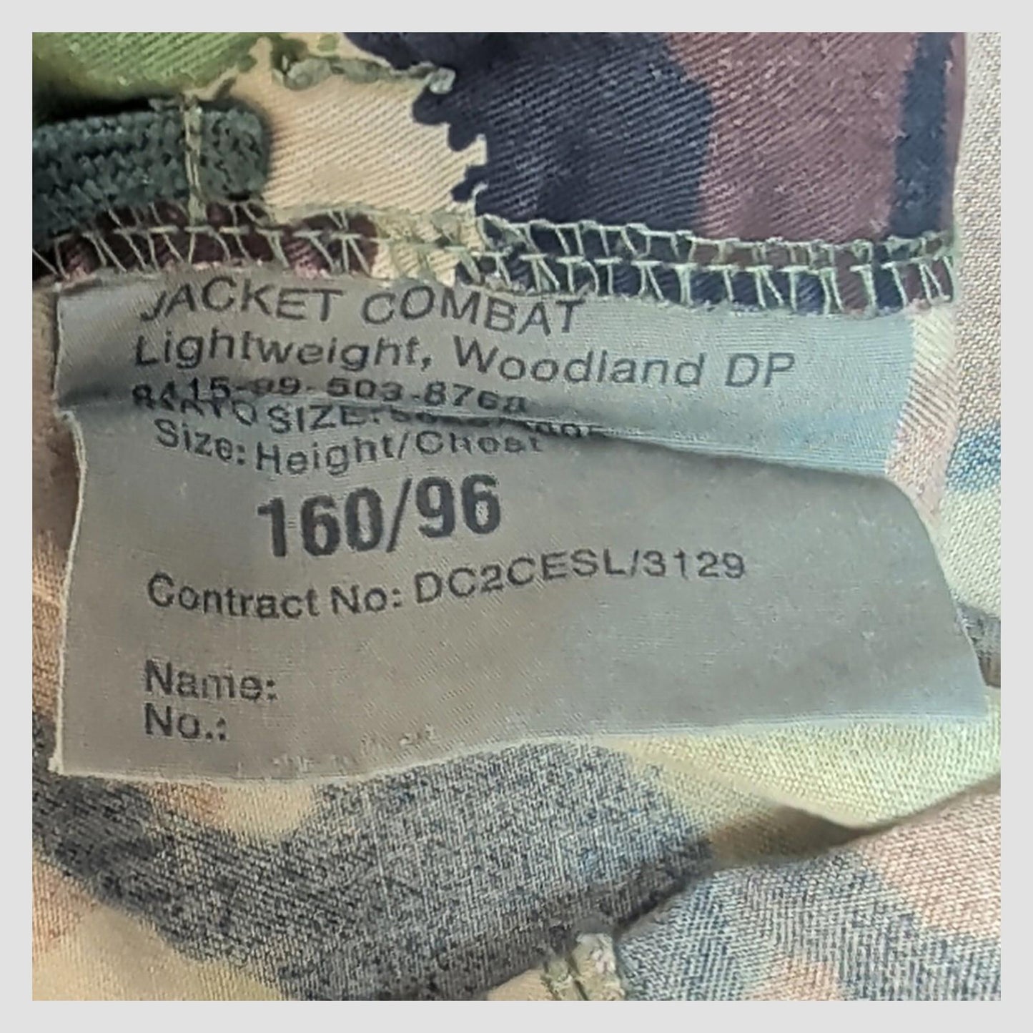 British Army DPM Combat Jacket Small Short 160/96 Woodland Camo Shirt by RewearableUK – | RewearableUK