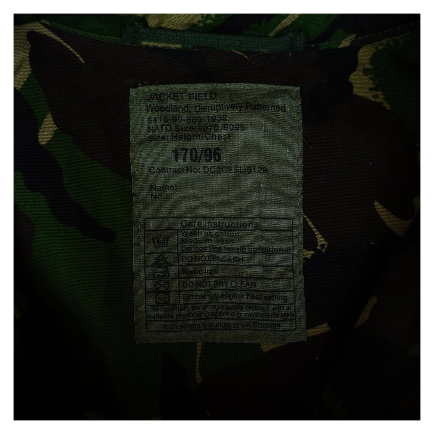 British Army DPM Field Jacket Combat Smock Military Surplus Men's Medium by RewearableUK – | RewearableUK