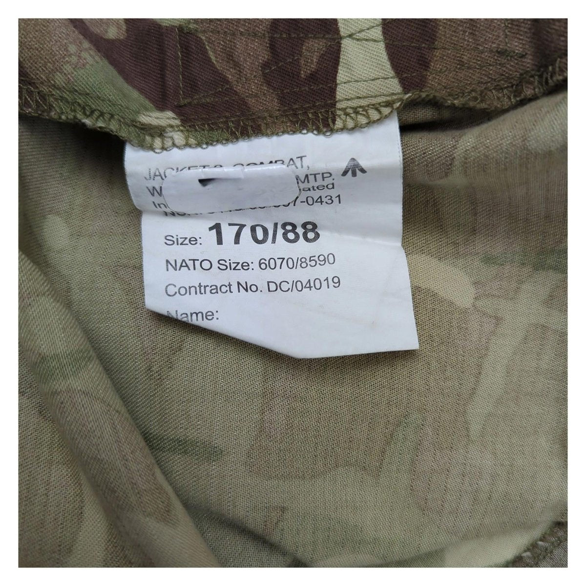 RewearableUK British Army MTP Combat Jacket 170/88 Warm Weather Surplus military RewearableUK