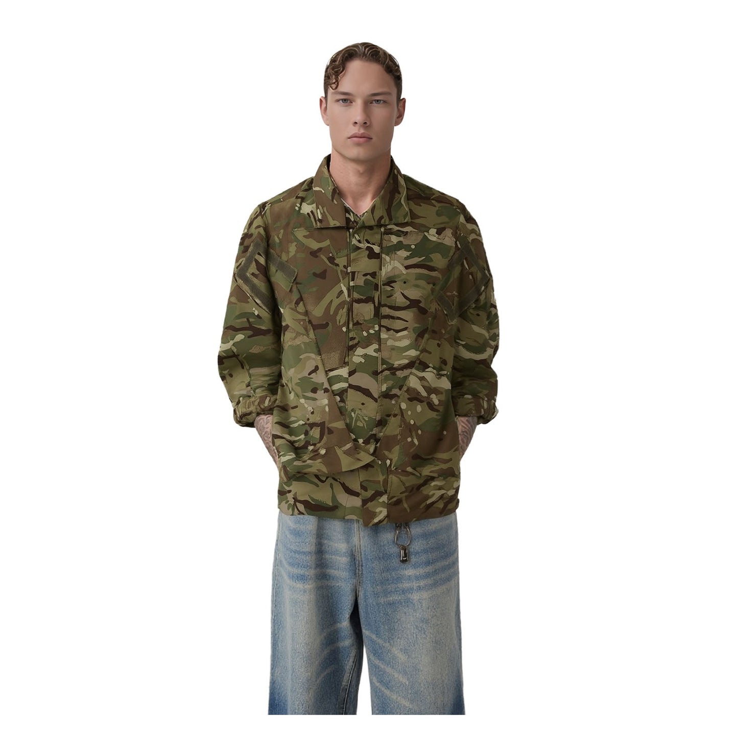 RewearableUK British Army MTP Combat Jacket Warm Weather Military Surplus Camo Coat 180/96 military RewearableUK