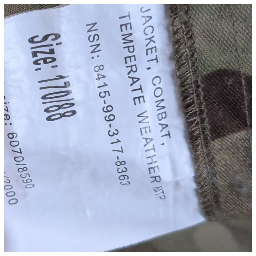 British Army MTP Temperate Combat Jacket 170/88 Small – product photo 5 | RewearableUK