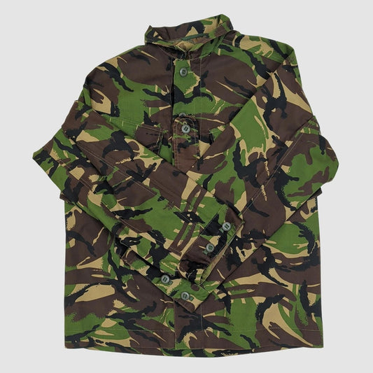 British Army Woodland DPM Combat Jacket 160/96 Lightweight Military Shirt by RewearableUK – | RewearableUK
