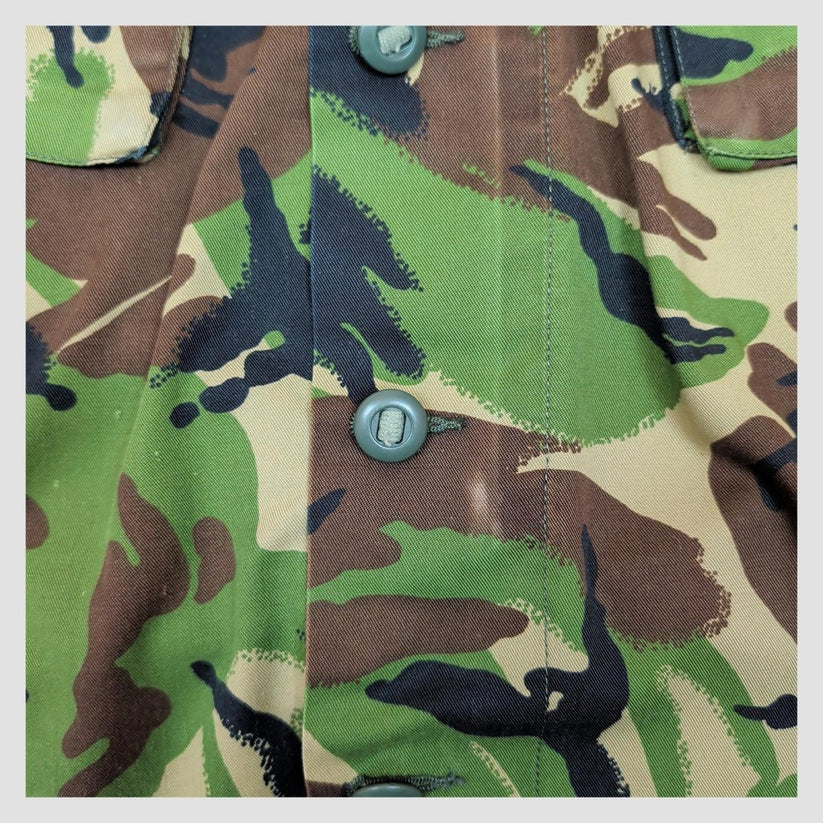 British Army Woodland DPM Lightweight Combat Jacket Union Flag 180/96 Large by military surplus – | RewearableUK