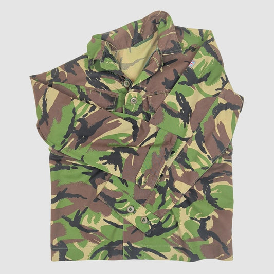british military woodland dpm combat jacket 160/88 camo army surplus small by RewearableUK – | RewearableUK