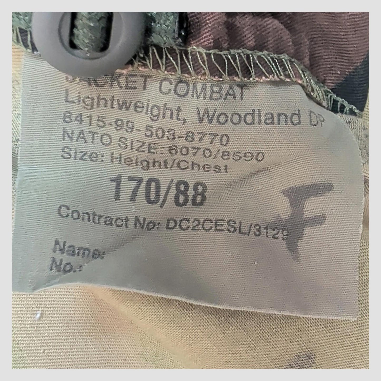 british military woodland dpm combat jacket lightweight 170/88 army surplus uk by RewearableUK ā | RewearableUK