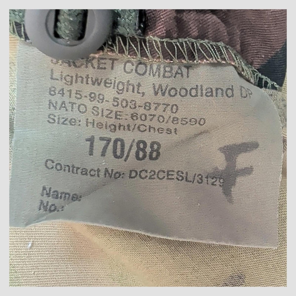 british military woodland dpm combat jacket lightweight 170/88 army surplus uk by RewearableUK – | RewearableUK