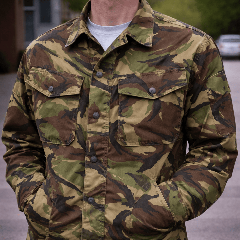 british military woodland dpm combat jacket lightweight 170/88 camo uk by RewearableUK – | RewearableUK