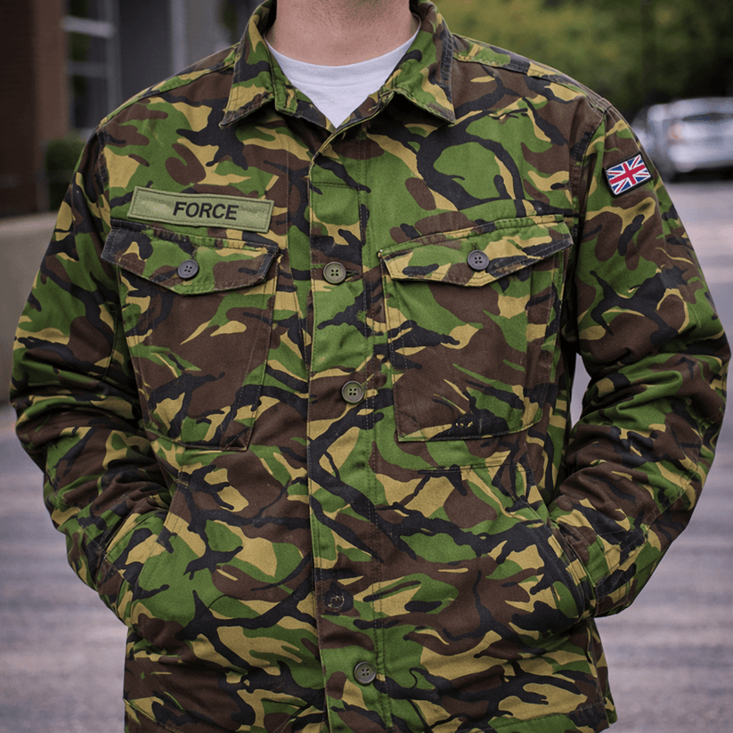 british military woodland dpm combat jacket royal air force camo 180/96 by RewearableUK – | RewearableUK