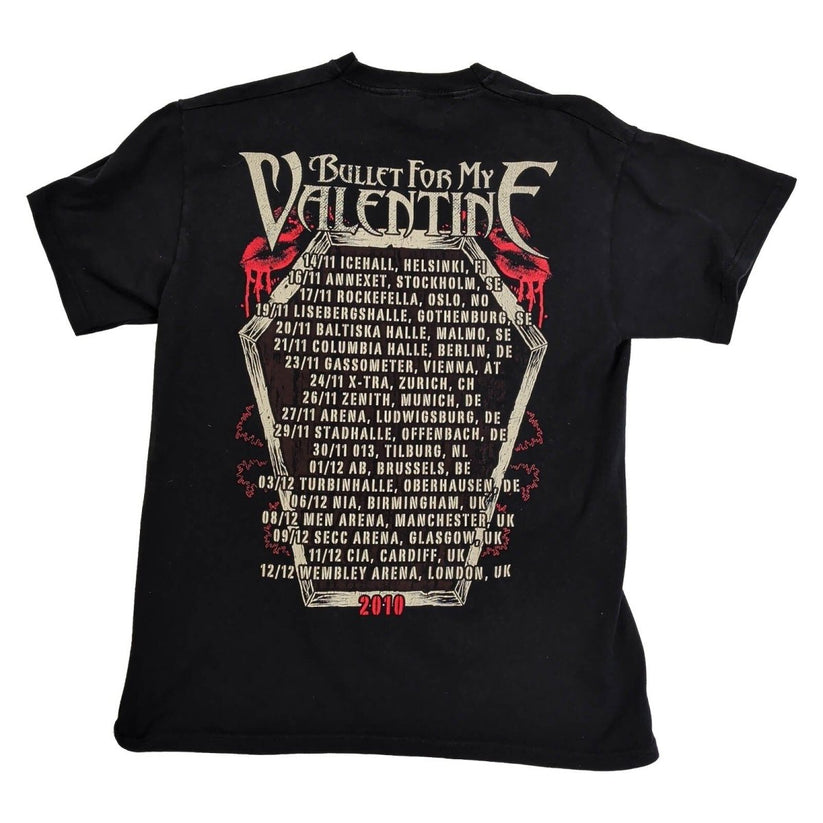 Bullet For My Valentine 2010 Tour T-Shirt Black Fruit of the Loom M – product photo 2 | RewearableUK