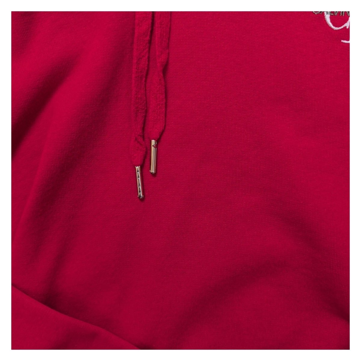 Calvin Klein Jeans Women's Hoodie Regular Size M Red Embroidered Logo 88% Cotton – product photo 8 | RewearableUK