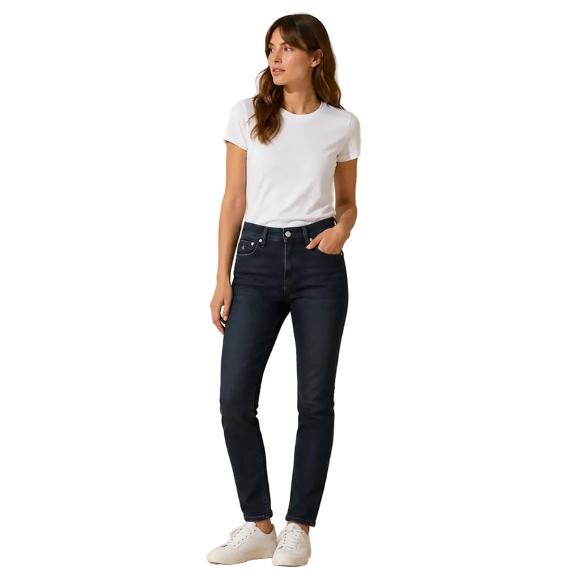 Calvin Klein Jeans Womens Skinny Fit Dark Wash Denim Trousers Size W28 L30 by Calvin Klein – JEANS | RewearableUK
