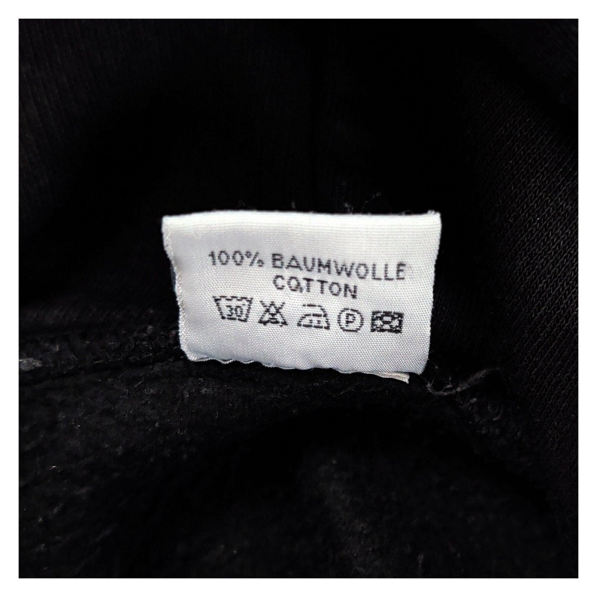 Calvin Klein Men's Hoodie Medium Black Logo Print – product photo 8 | RewearableUK