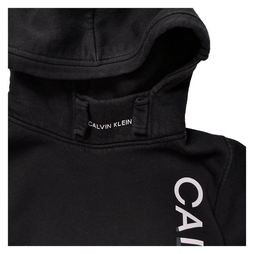 Calvin Klein Men's Hoodie Medium Black Logo Print – product photo 3 | RewearableUK